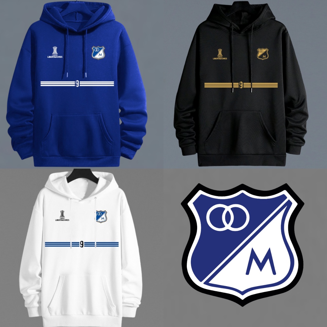 BUZO MILLONARIOS - LOGOS BORDADOS